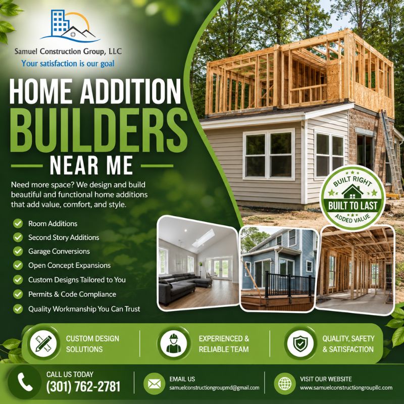 Affordable Home Addition Builders Near Me in Maryland